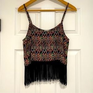 Toska Fringe Crop Tank